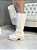 Bota Feminina Cano Alto Martina Off-white - Imagem 16
