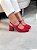 Sapato Boneca Tali Vermelho Verniz - Imagem 3