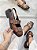 Slingback Feminino Safira Marrom Destroyed - Imagem 4