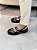 Slingback Feminino Safira Preto Destroyed - Imagem 1