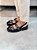 Slingback Feminino Safira Preto Destroyed - Imagem 12