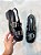 Slingback Feminino Safira Preto Destroyed - Imagem 15