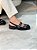 Slingback Feminino Safira Preto Destroyed - Imagem 11