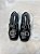 Slingback Feminino Safira Preto Destroyed - Imagem 16