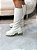 Coturno Feminino Kate Off-White Cano Alto - Imagem 5
