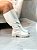 Coturno Feminino Kate Off-White Cano Alto - Imagem 1