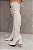 Bota Feminina Olívia Over em Strech Off-White - Imagem 4