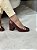 Scarpin em Couro Livia Cherry Salto Bloco - Imagem 5