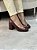 Scarpin em Couro Livia Cherry Salto Bloco - Imagem 3