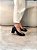 Scarpin em Couro Livia Preto Salto Bloco - Imagem 9