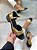 Sapato Boneca Samanta Dourado/Preto - Imagem 7