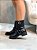 Coturno Feminino Biker Emili Preto Destroyed - Imagem 2