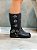 Bota Feminina Zara Preto Destroyed - Imagem 1
