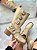 Coturno Feminino Zara Biker Creme Destroyed - Imagem 8
