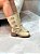 Coturno Feminino Zara Biker Creme Destroyed - Imagem 3