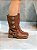 Coturno Feminino Biker Zara Caramelo - Imagem 1