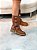 Coturno Feminino Biker Zara Caramelo - Imagem 8