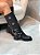 Bota Feminina Biker Preta Carla - Imagem 4