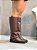 Bota Feminina Biker Taylor Marrom - Imagem 6