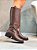 Bota Feminina Biker Taylor Marrom - Imagem 3