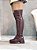 Bota Feminina Over Mavi Marrom Vinho - Imagem 1