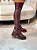 Bota Feminina Over Mavi Marrom Vinho - Imagem 9