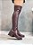 Bota Feminina Over Mavi Marrom Vinho - Imagem 10