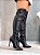 Bota Feminina Over Aline Preto Rugo - Imagem 5