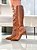 Bota Feminina Mirela Camel Cano longo - Imagem 4