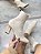 Bota Feminina ola Off-White em Meia - Imagem 2