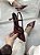 Scarpin Feminino Sasha Cherry Salto baixo - Imagem 3