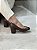 Scarpin Feminino Sasha Café Salto baixo - Imagem 5