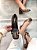 Scarpin Feminino Livia Marrom em Couro Legítimo - Imagem 2