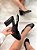 Slingback Feminino Cecília Preto em Couro legítimo - Imagem 1