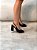 Slingback Feminino Cecília Preto em Couro legítimo - Imagem 9