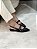 Slingback Feminino Ju Preto Destroyed - Imagem 3