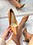 Scarpin Feminino Carina Camel em Couro Legítimo - Imagem 3