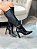 Bota Feminina Louise Cano Longo Preta em Couro Legítimo - Imagem 9