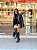 Bota Feminina Louise Cano Longo Preta em Couro Legítimo - Imagem 8