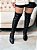 Bota Feminina Over Daya Preta Strech - Imagem 8