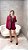 Slingback Feminina Sarah Cherry/Preto Sem salto - Imagem 6