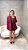 Slingback Feminina Sarah Cherry/Preto Sem salto - Imagem 8
