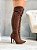 Bota Feminina Over Aline Marrom - Imagem 3