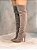Bota Feminina Aline Over Cinza Ônix - Imagem 2