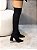 Bota Feminina Over Agatha Preta Em Meia - Imagem 2