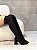 Bota Feminina Over Agatha Preta Em Meia - Imagem 1