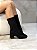 Bota Feminina Over Agatha Preta Em Meia - Imagem 5