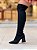 Bota Feminina Over Agatha Preta Em Meia - Imagem 1