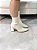 Bota Feminina Agatha Off-White Cano curto Em meia - Imagem 9