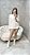 Bota Feminina Agatha Off-White Cano curto Em meia - Imagem 12